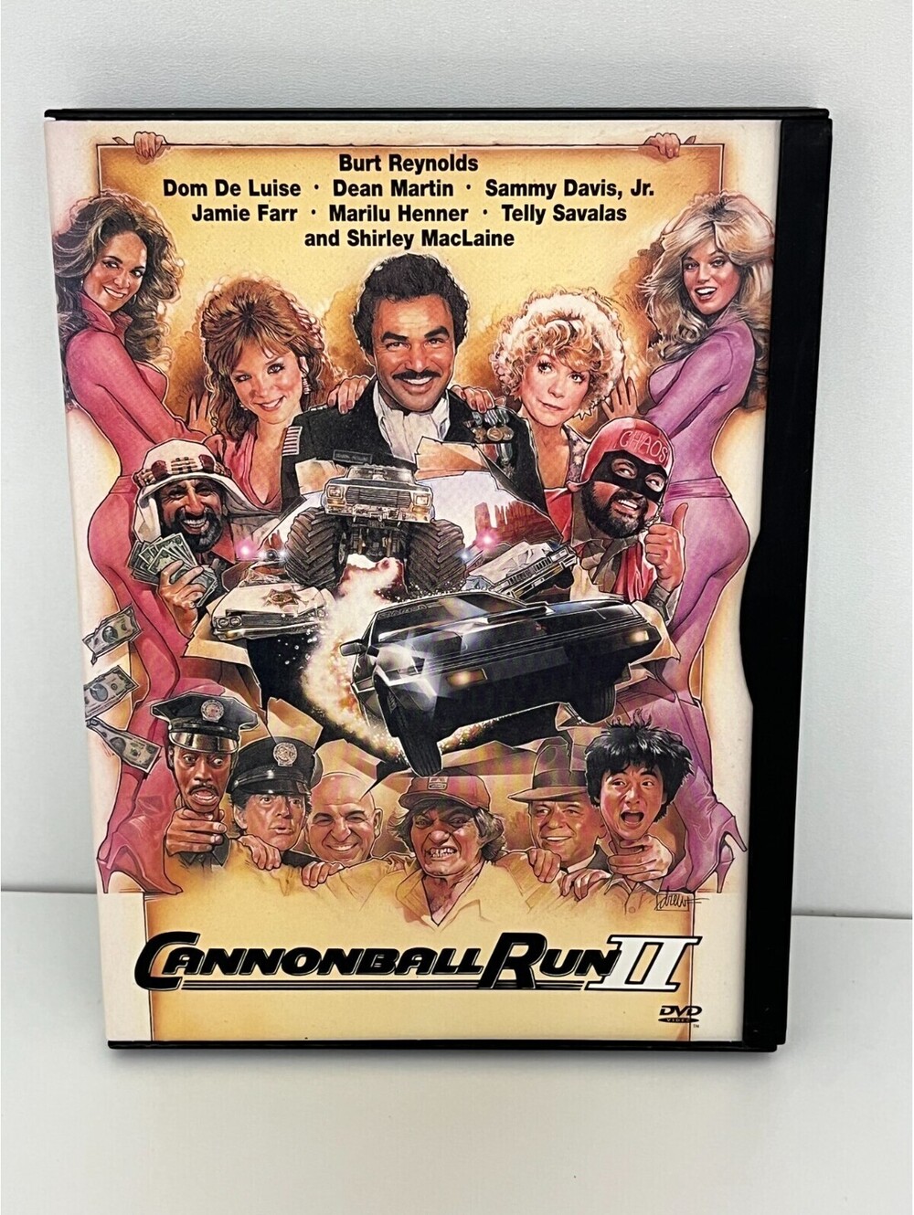 Cannonball Run II DVD - Burt Reynolds - Dom De Luise - Dean Martin - Sammy Davis